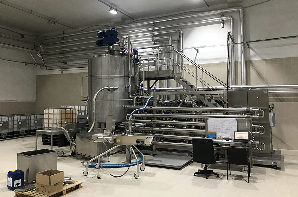 Skid de fermentation 6000L pour la fabrication de levures entièrement automatisée par TPA